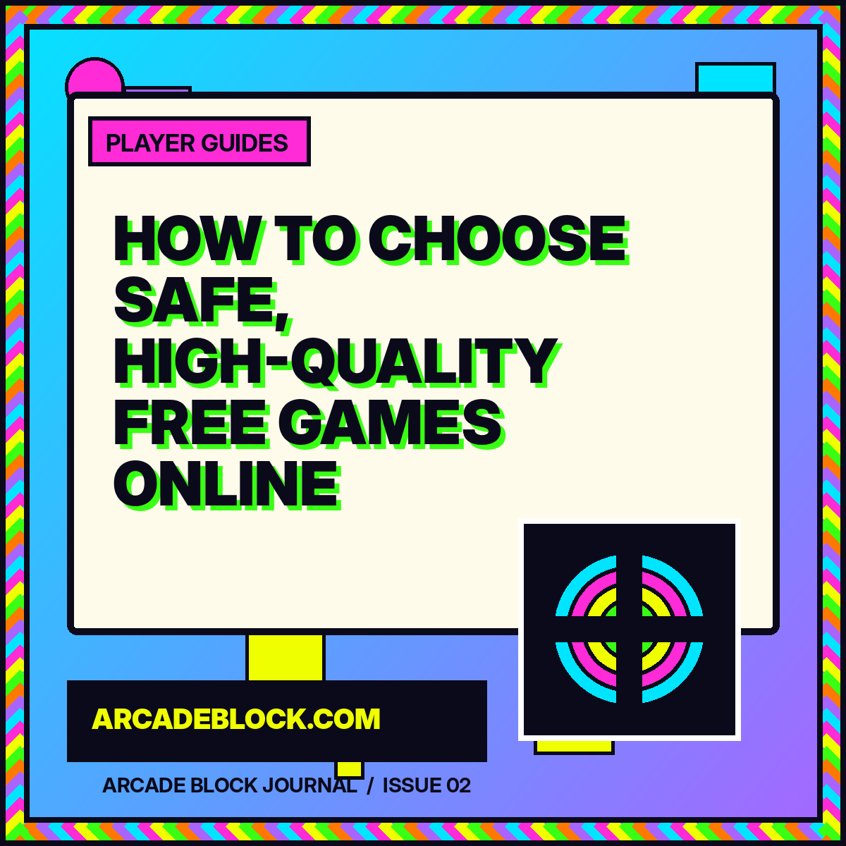 How to Choose Safe, High-Quality Free Games Online featured typography card